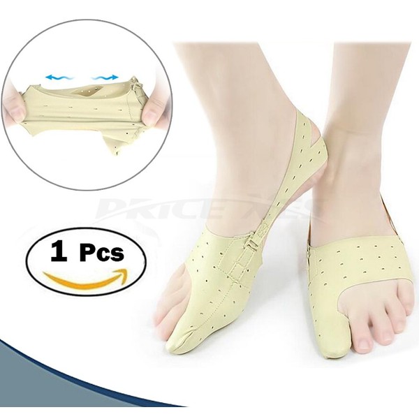 Bunion Corrector Relief Protector Sleeves, w/ 3 Hole Adjustable Slim Toe Straighteners Separators Corrector Brace 24h Day Night Splints Treat Pain Hallux Valgus Hammer Toe Joint Easy Wear in Shoes (S)