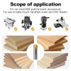 Fivepears Core Box Router Bit with 1/2 inch Shank 5/8