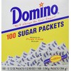 DOMINO SUGAR PACKETS - 100/ 3.54g (Pack of 3)