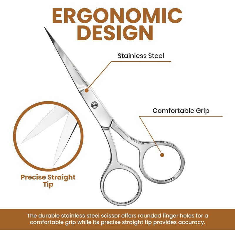 Utopia Care Facial Scissor for Men & Women – Small