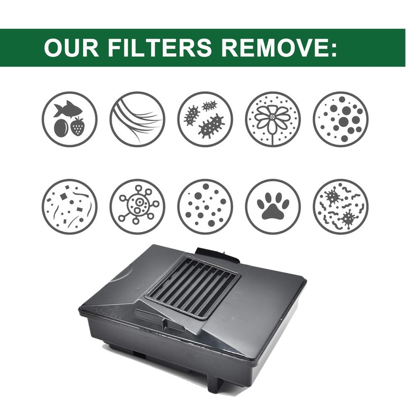 EZ SPARES 2Pcs Compatible With Rainbow,Rexair Cleaner E Series R10520,R-10520,R12106B,Washable