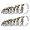 BILITOOLS T-Bolt Hose Clamp Set, 14PCS Heavy-Duty Turbo Intake Radiator