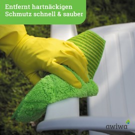 awiwa Pre-cleaning cloths and universal kitchen towels made of bamboo and microfibre (25 x 20 cm and 48 x 26 cm)