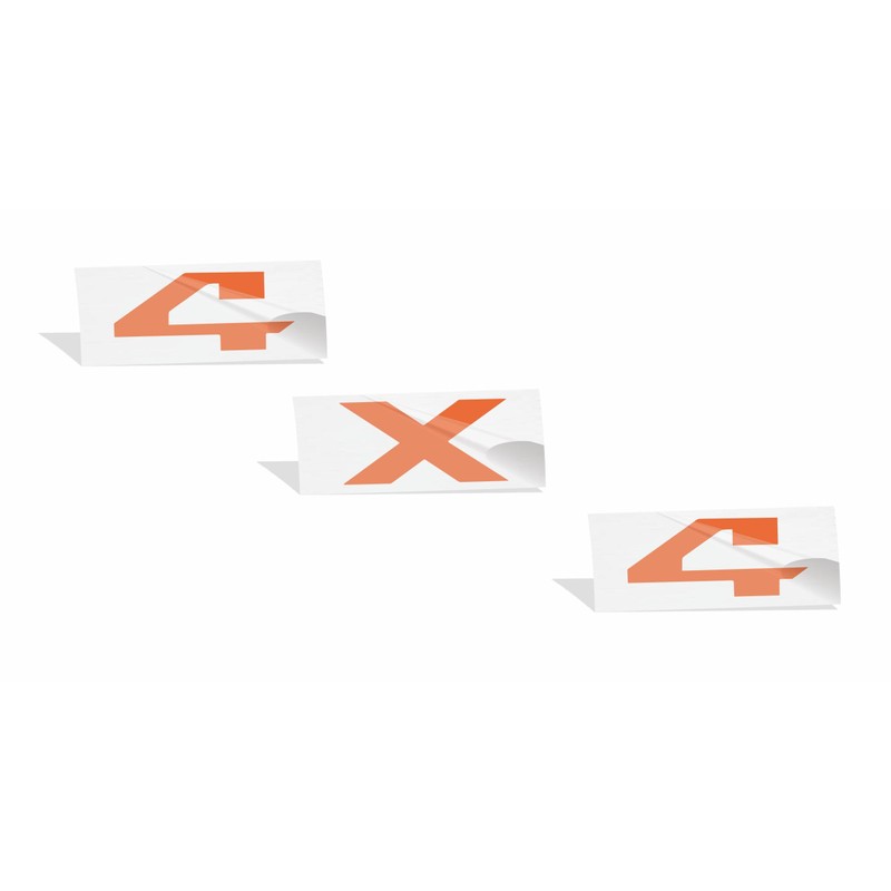 Reflective Concepts 4x4 Emblem Overlay Decal Sticker -Fits: 2015-2018 Ram