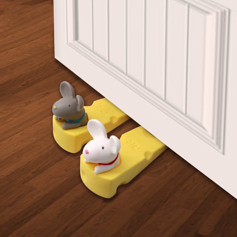 Cute Animal Door Stoper Punch Free Silent Prevent Slipping Funny