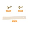 sourcing map 4 Pack Leather Drawer Pulls Leather Dresser Pull