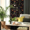 Gothic Boho Peel and Stick Wallpaper Dark Plants Herbs Contact