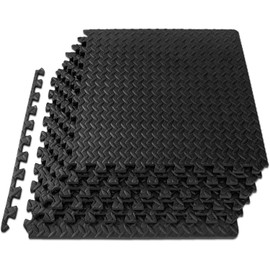 Venbytech for Puzzle Exercise Mat ½ in, EVA Interlocking Foam Floor Tiles for Home Gym, Mat fo