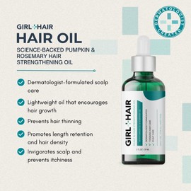 G+H Strengthening Oil | Promotes Thicker, Fuller Hair & Healthy Scalp | With Pumpkin & Rosemary for Healthy Hair | For All Hair Types (2 fl oz)