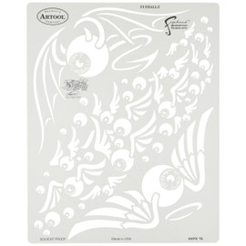 Iwata-Medea Artool Freehand Airbrush Templates, Kustom Kulture - Fly Ballz