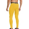 HYCOPROT Pantaloni a Compressione da Uomo Leggings da Asciugatura Rapida
