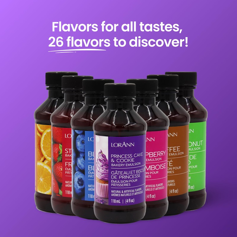 Lorann Oils Princess Cake and Cookie Bakery Emulsion: Regal Flavor