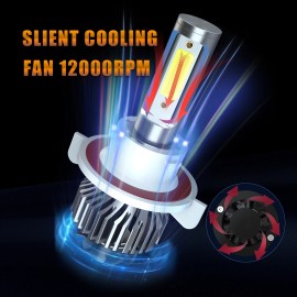 For Ford F-150 XLT Extended Cab Pickup 4-Door 4.6L 2014 LED Headlight Bulb Set