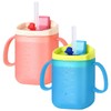 TUBAWD 2PCS Sippy Cup for, Drinking Cup, Cup with Straw,
