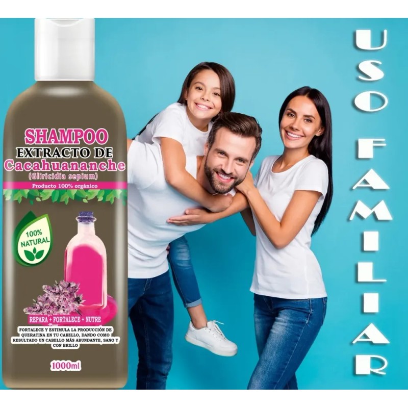 Shampoo De Bergamota Y Cacahuananche 1l Más Aceite Gratis.