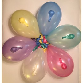 11" Light Pearl Assorted Balloons Pkg 100