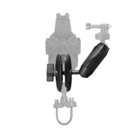 AGEofDMS Double Ball Arm with 1 Inch / 25 mm / Size B Ball Joint, Double Bracket for Device Mounting, Compatible with RAM Mounts