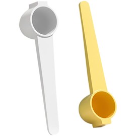 Kisangel - Cucharas medidoras reutilizables para bebé, cucharadita de leche de plástico, para utensilios, proteínas, restaurante, hogar, cocina en polvo, café