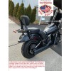 JMei BLACK Sissy Bar Backrest with Luggage Rack For Kawasaki