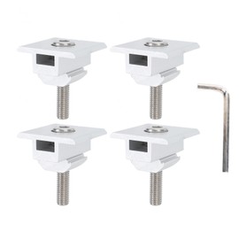 Solar Panel Bracket Centre Clamps Steel Silver 30mm Lightweight Solar Panels Mounting Brackets for RV Boat