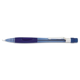 Pentel PD347TC Quicker Clicker Mechanical Pencil, 0.7 mm, Transparent Blue Barrel