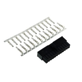 Phobya ATX Power Connector 24Pin Stecker inkl. 24 Pins - Black