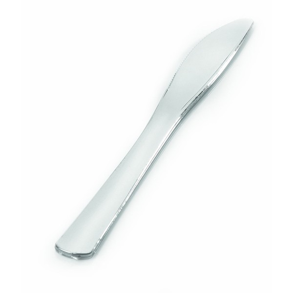 Fineline Settings Cutlery-Bulk Knives, Silver 600 Pieces