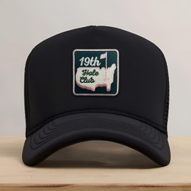 19Th Hole Club Patch 3 Inches Iron On/Sew On Embroidered Applique Patch for Clothes Backpacks Hats, Funny Golf Gift for Golfer DIY Accessories Gifts for Mom Dad Friends Coworkers