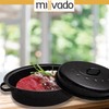 Millvado Granite Roasting Pan, 10 lb Capacity Turkey Roasting Pan