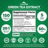 Zazzee Extra Strength Green Tea 20:1 Extract, 50% EGCG, 98%