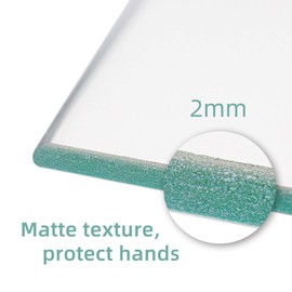 Muzilife 12" Square Mirror Candle Plate Set, 2 mm Thick Tables Mirror Trays - Box of 12 Glass Candle Plate Set for Table Wedding Centerpieces, Party, Festivals Decor