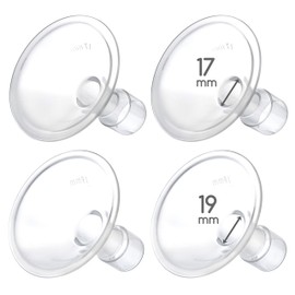 Maymom MyFit 17,19 mm Schilde klein; Kompatibel mit Medela-Brustpumpen-PersonalFit, Freestyle, Harmony, Maxi, Freestyle Flex-Anschluss; Anschluss an Maymom Breit/Schmal-Anschluss