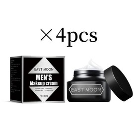 East Moon Men's Makeup Cream - Hydrating Moisturizing Concealer for Smooth Acne - Comfort, Moisture - Colour: Sliver(4 pcs)