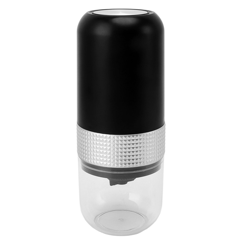Black Coffee Bean Grinder Dry Wet Dual Use 1500mAh Small
