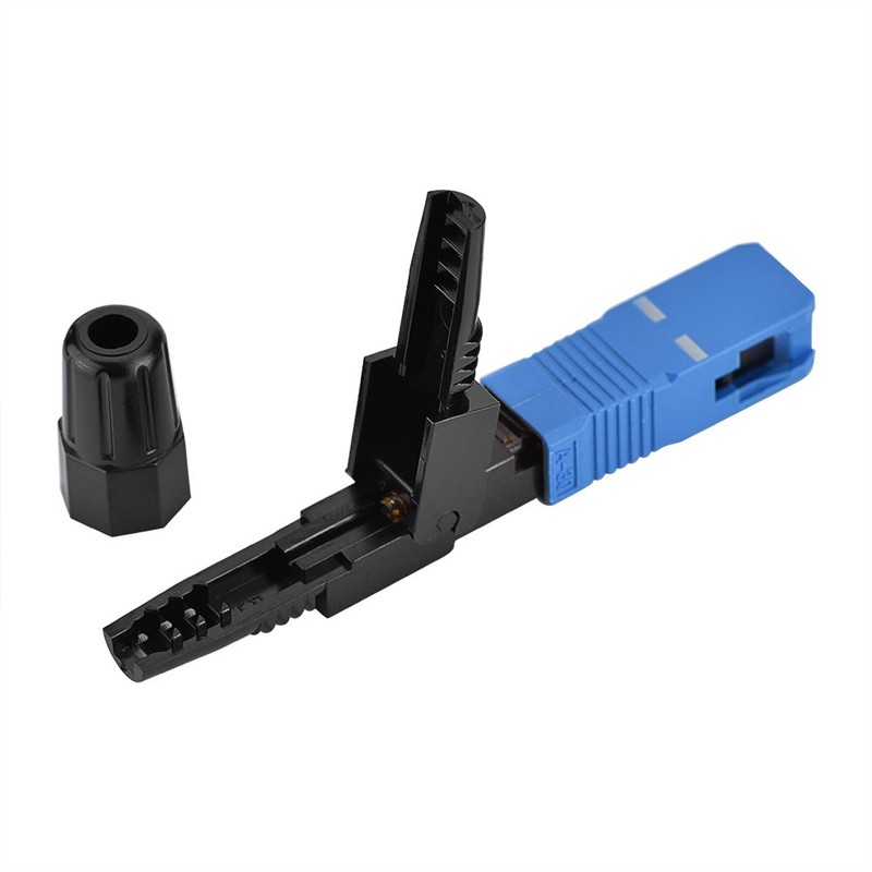 Fibre Optic Connector, Pack of 10 SC UPC Fibre Connectors,