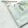 Leeva Tie up Shade Valance for Windows, Elegant Birds Pattern