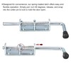 sourcing map Barrel Bolt Latch, 1Pcs 12x220mm - Carbon Steel