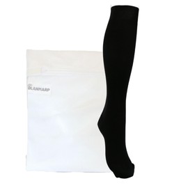 Olanmarp Wäschenetz + Ofa 365 Support Stockings - Medical Knee Socks for Men and Women - Thrombosis Stockings for Travel & Pregnancy Colour Black, black, 10
