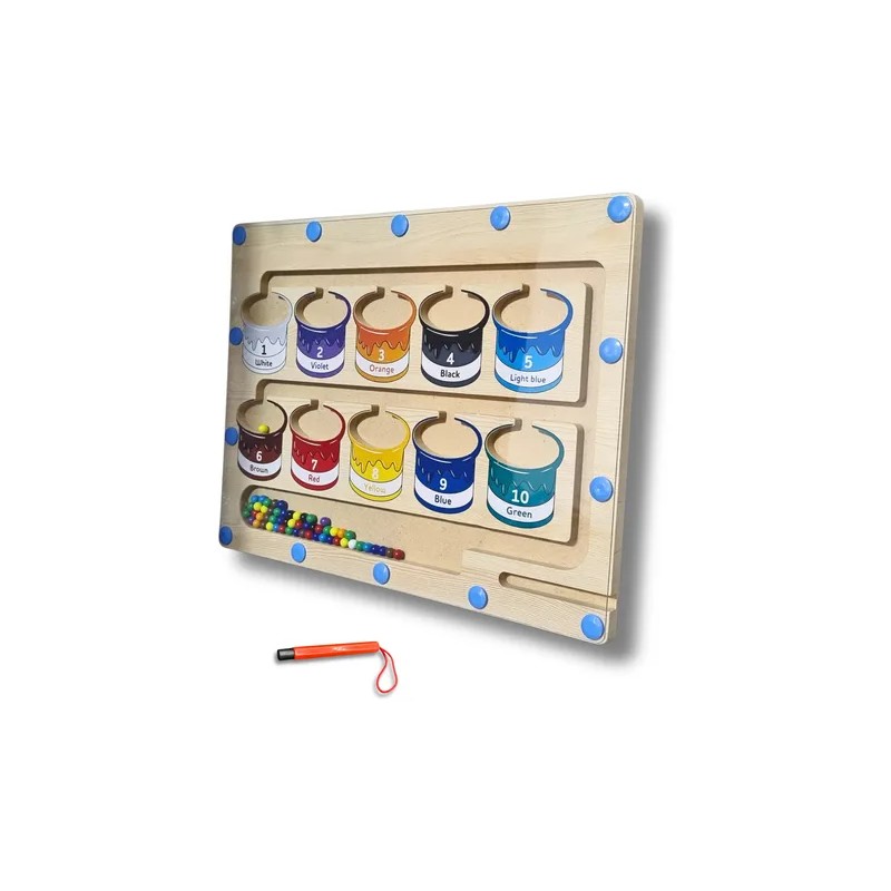 Laberinto Magnético Montessori Edu Tree 3 Didáctico Premium