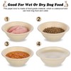 200pcs Disposable Cat Food Bowls Bulk 8 oz Travel Thickened
