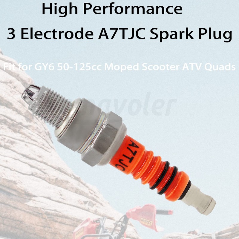 Amavoler A7TJC Spark Plug Fit for Etc . LZ0303132 (2