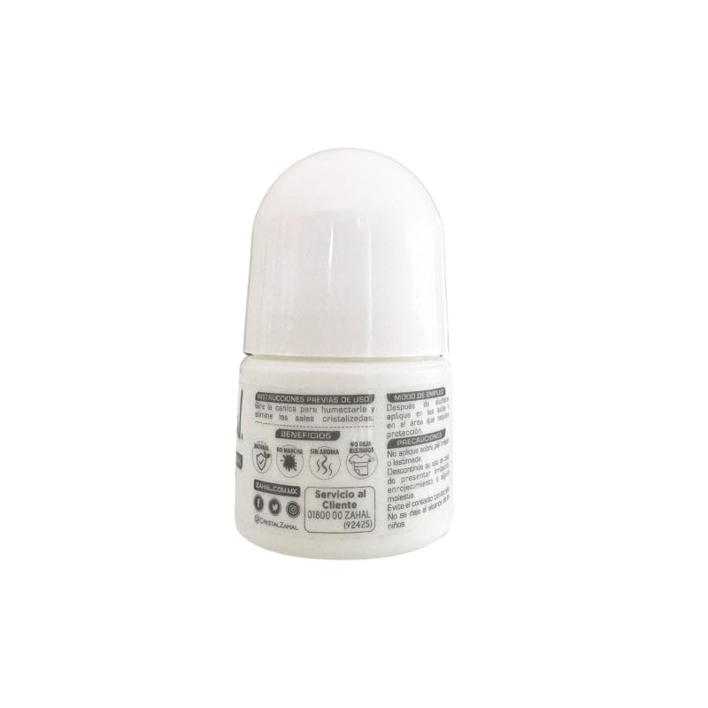 Desodorante Natural piedra de alumbre Roll on 30 ml