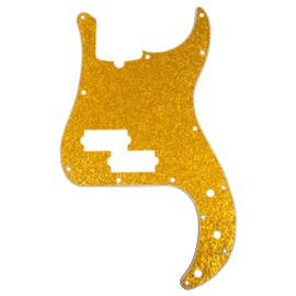 D’Andrea Precision Bass Pickguards for Electric Guitar, Gold Sparkle