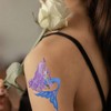 Zotemo 12 Pack Mermaid Temporary Tattoos, Waterproof Body Art Stickers