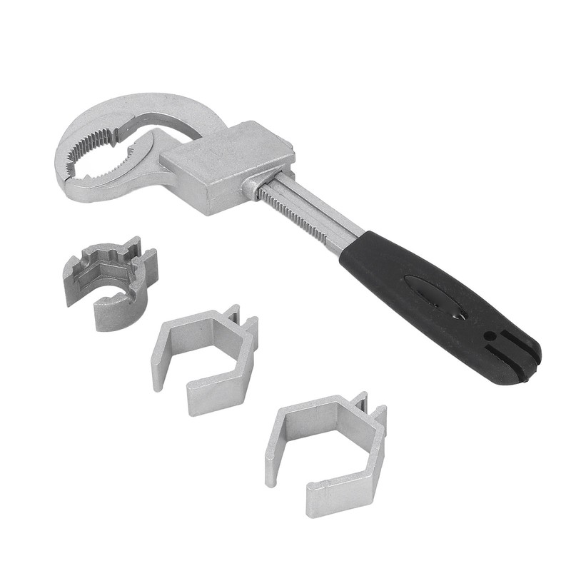 Multifunctional Wrench Double Ended Adjustable Opening Aluminium Alloy for Basin