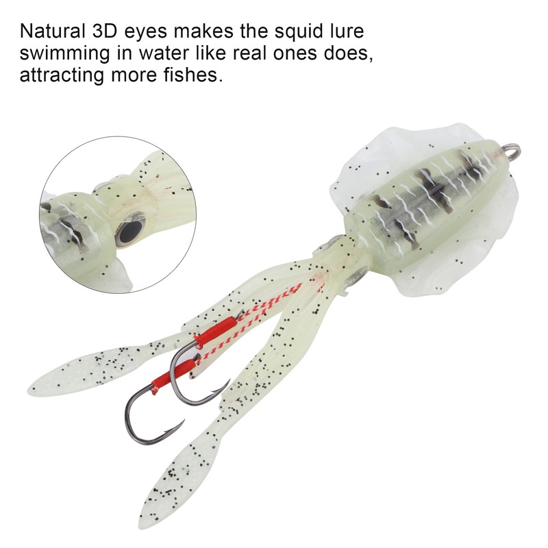 Squid Fishing Lure for Sea Fishing Simulation Iron Hook Octopus