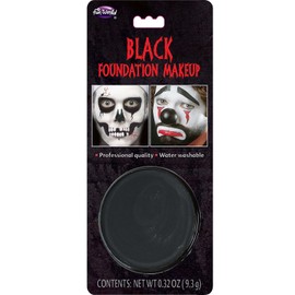Fun World Black Foundation Costume Makeup Face Paint 0.32oz