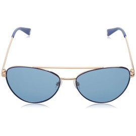 Love Moschino Women's MOL011/S Sunglasses, Blue (Azure), 59.0