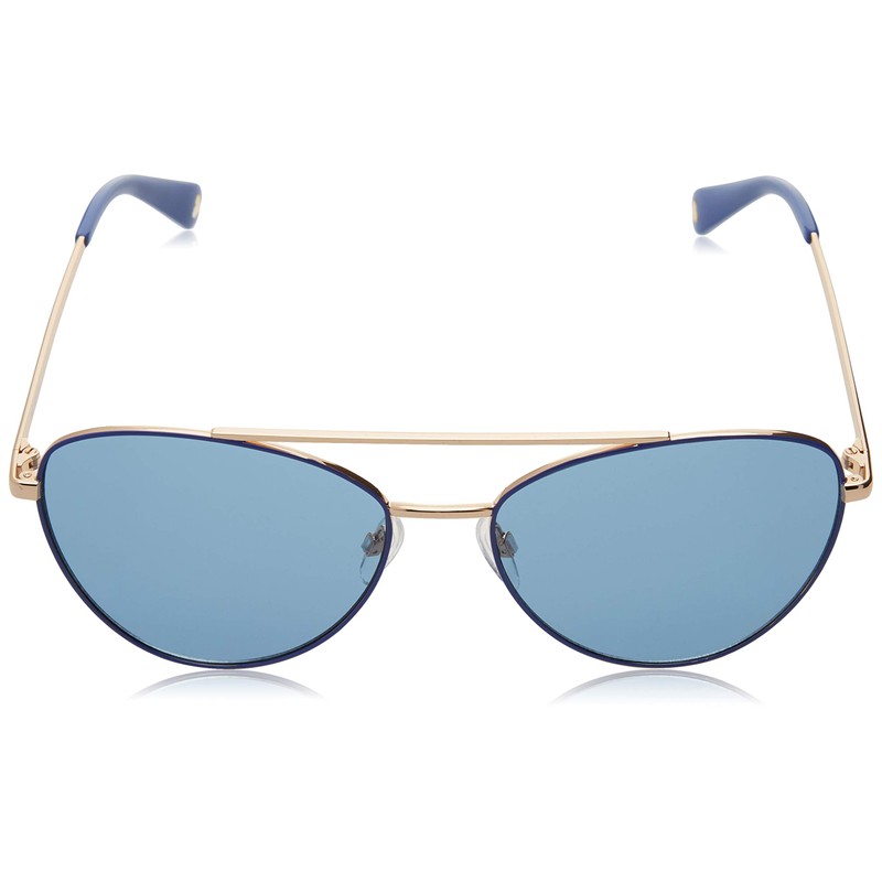 Love Moschino Women's MOL011/S Sunglasses, Blue (Azure), 59.0