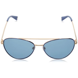 Love Moschino Women's MOL011/S Sunglasses, Blue (Azure), 59.0